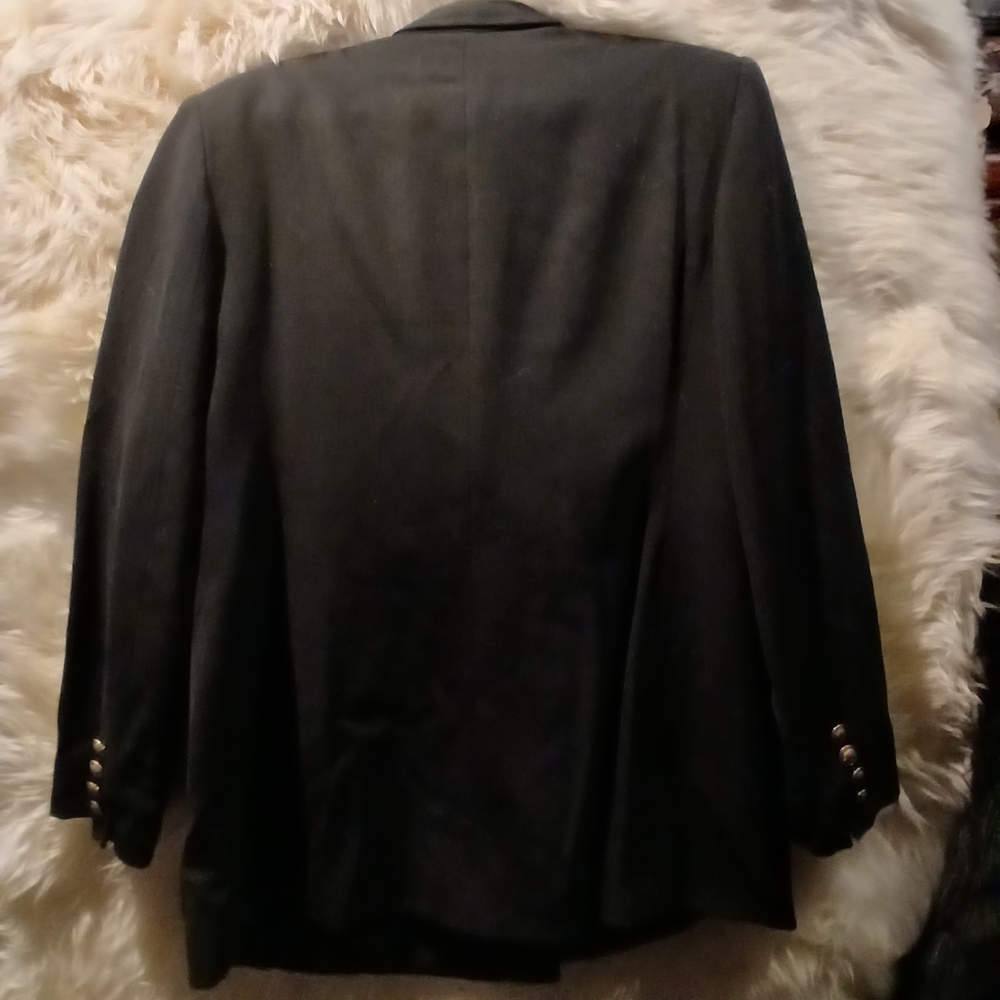 Ralph Lauren Navy Double-Breasted Blazer with Gold Accents - Picture 3 of 9